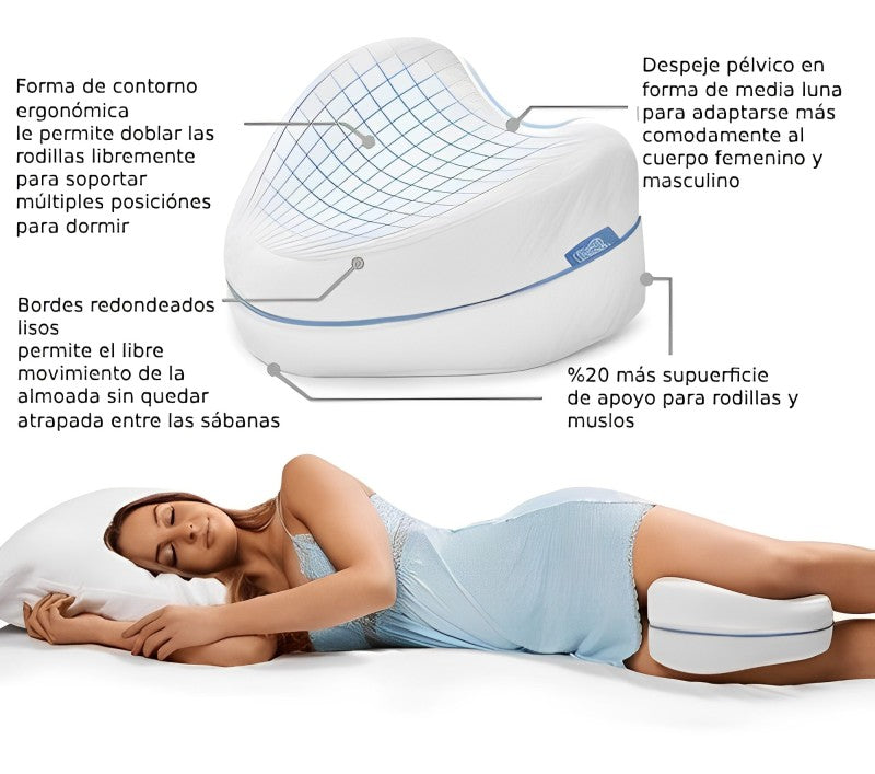 Almohada para piernas el mejor descanso